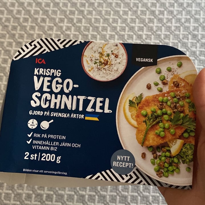 photo of ICA ICA Krispig Vegoschnitzel shared by @claracozz on  23 Oct 2022 - review