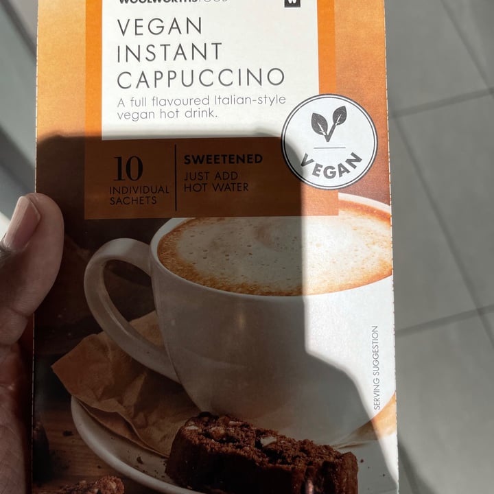 photo of Woolworths Vegan Cappuccino shared by @riven on  23 Jun 2021 - review
