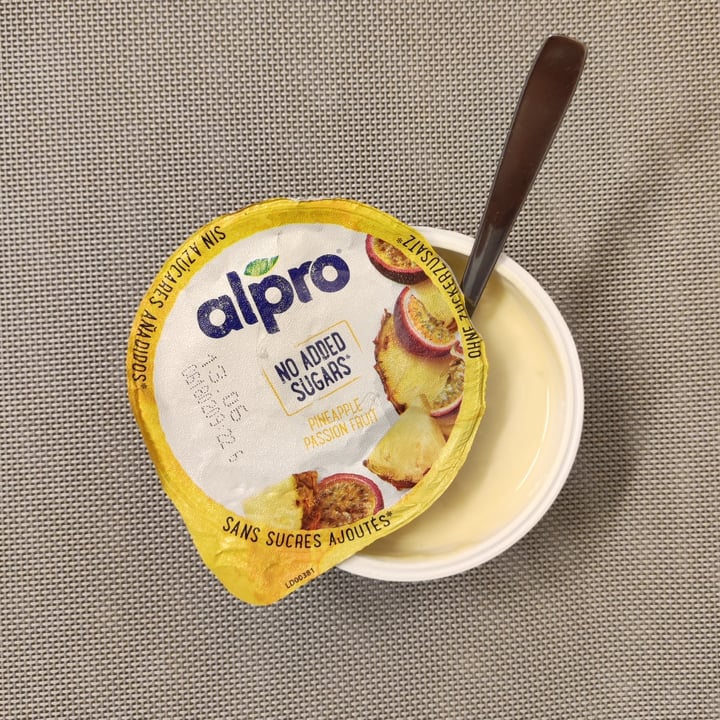 photo of Alpro No Added Sugar Pineapple Passion Fruit shared by @laori on  15 Jun 2022 - review