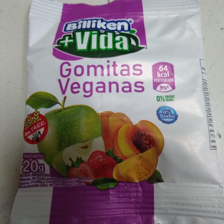 photo of Billiken Billiken +Vida Gomitas Veganas shared by @fabuchi on  28 Dec 2020 - review