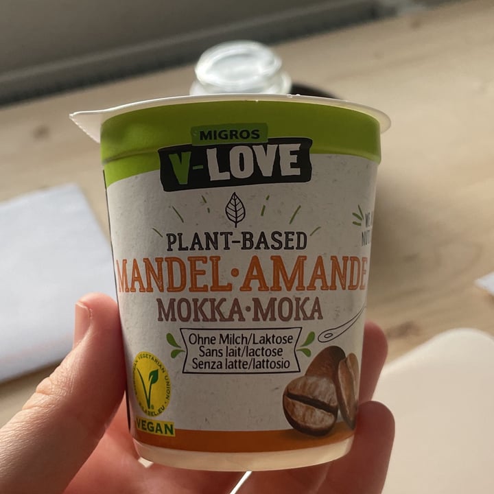 photo of Migros V-Love Plant based Mandel-Mokka shared by @irmveg on  27 Jan 2022 - review