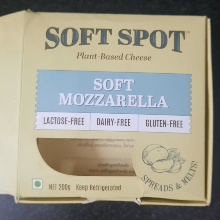 photo of Soft Spot Foods Soft Mozzarella shared by @anweshagoel on  21 Sep 2022 - review
