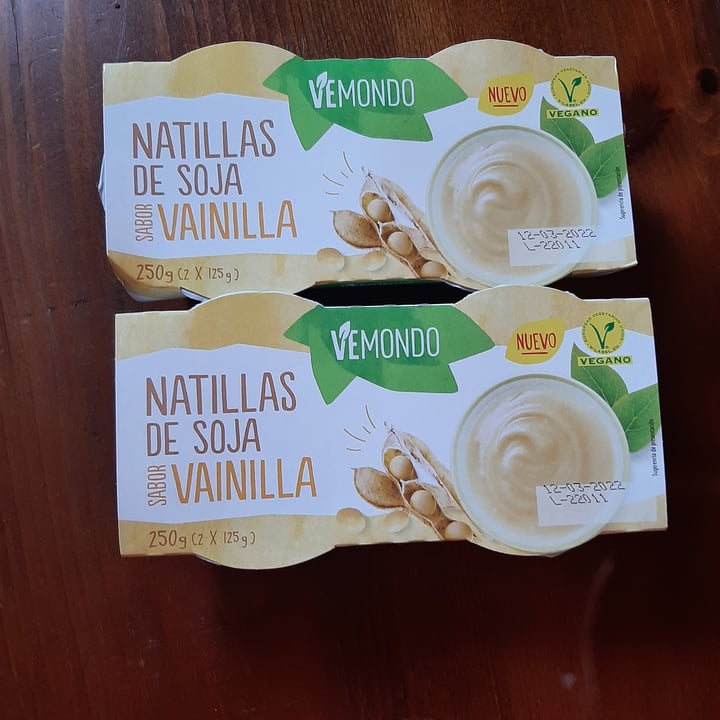 photo of Vemondo Natillas de Soja - Sabor Vainilla shared by @vigoveryvegan on  27 Jan 2022 - review