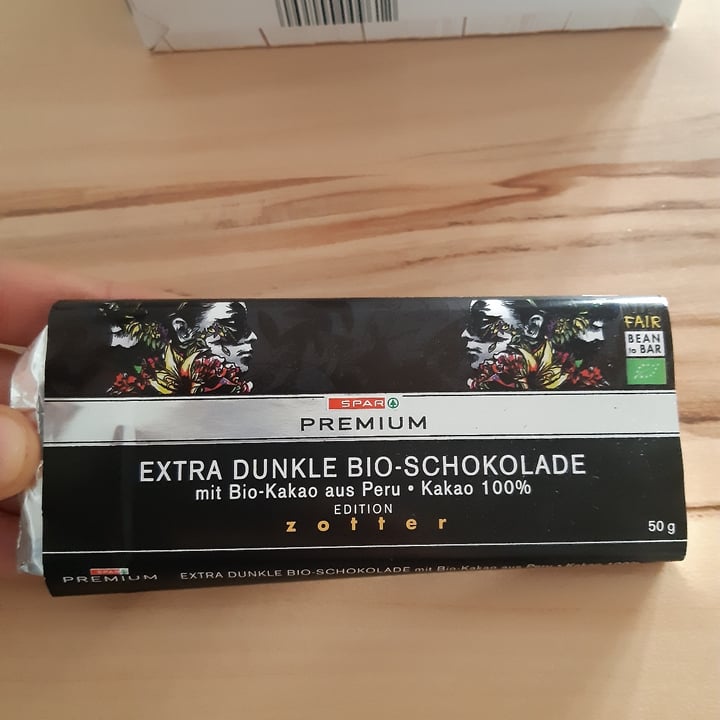 photo of Spar Premium Extra dunkle bio-schokolade shared by @gooseberry on  29 May 2022 - review