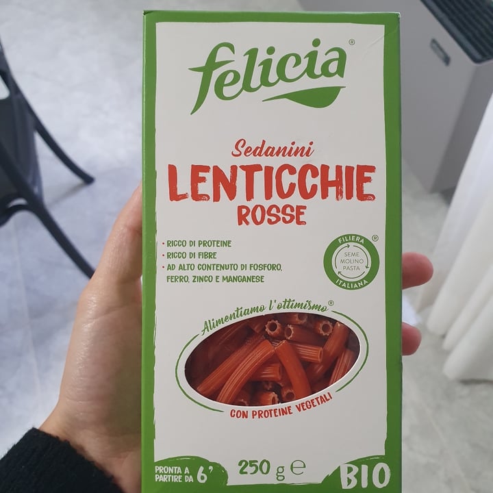 photo of Felicia Pasta lenticchie rosse shared by @francescama on  16 Oct 2022 - review