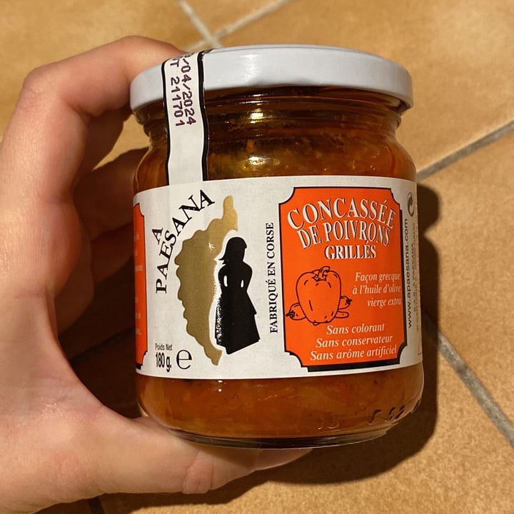 review photo of A Paesana Concassée de poivrons grillés shared by @ericaaaa on 01 Dec 2021 - review