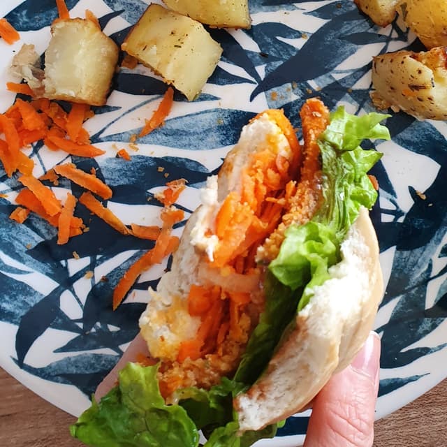 Photo of the dish “Sándwichs de Milanesa de calabaza”