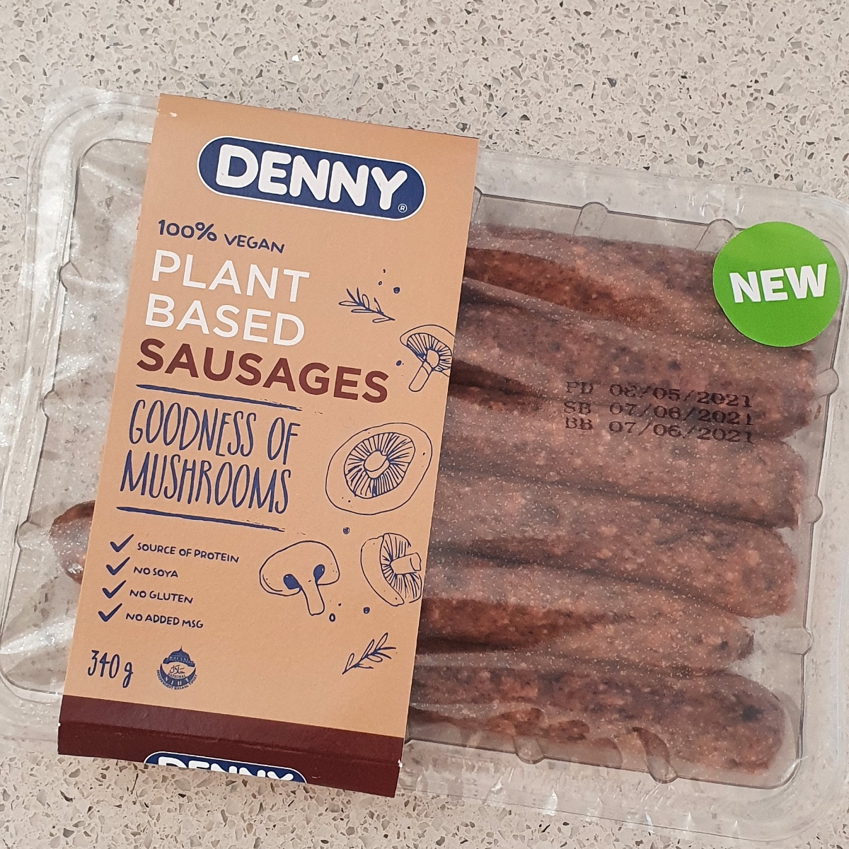 Denny Denny Plant Based Sausages, Mushroom Reviews abillion