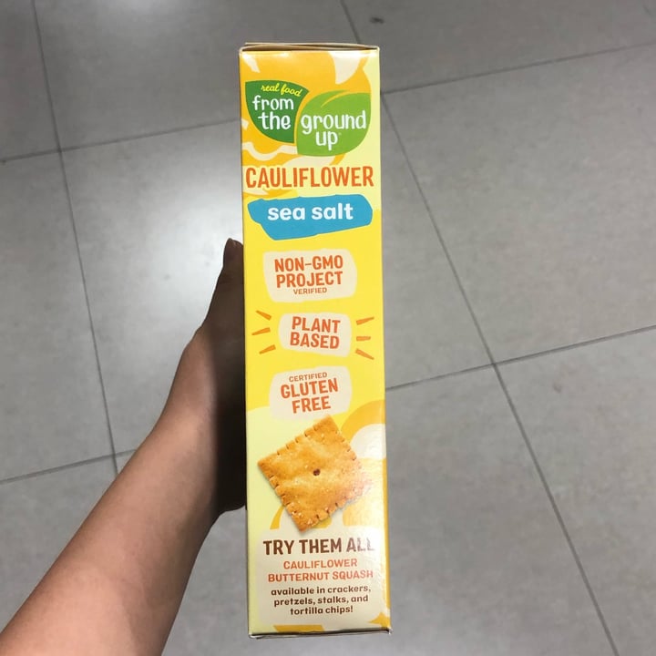 review photo of Real Food From The Ground Up Cauliflower Crackers Sea Salt shared by @amberrr on 16 Jan 2022 - review