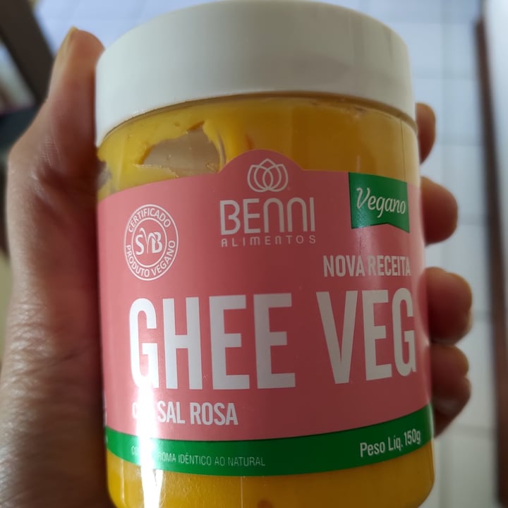 photo of Benni alimentos Ghee Com Sal Rosa shared by @bellavegana on  10 Jul 2022 - review