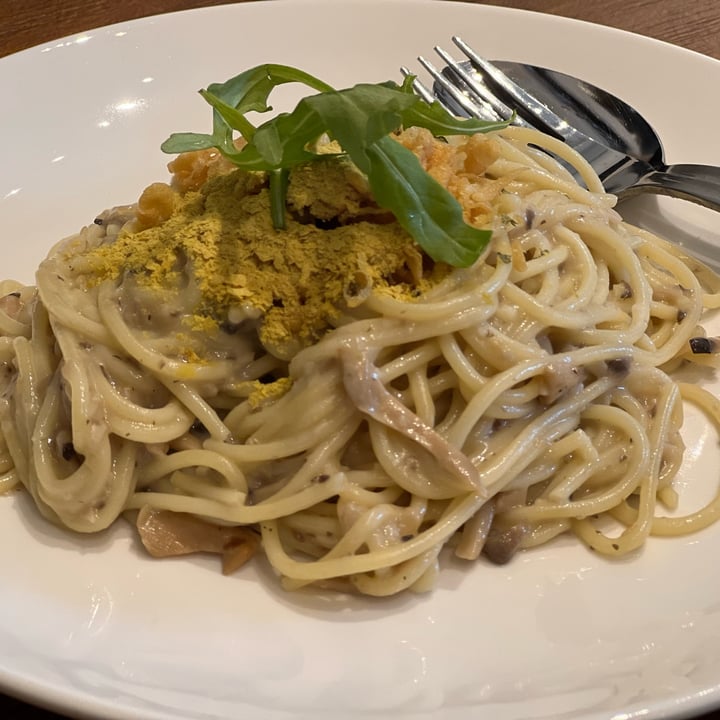 photo of Mong Cha Cha Cafe 梦茶茶 Truffled Mushroom Spaghetti shared by @biapol on  29 Jan 2022 - review