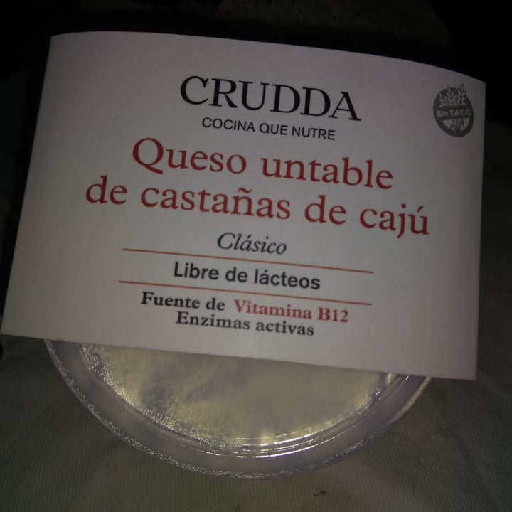 photo of Crudda Queso Untable de Castañas de Caju shared by @maldiitabendiita on  03 Sep 2020 - review