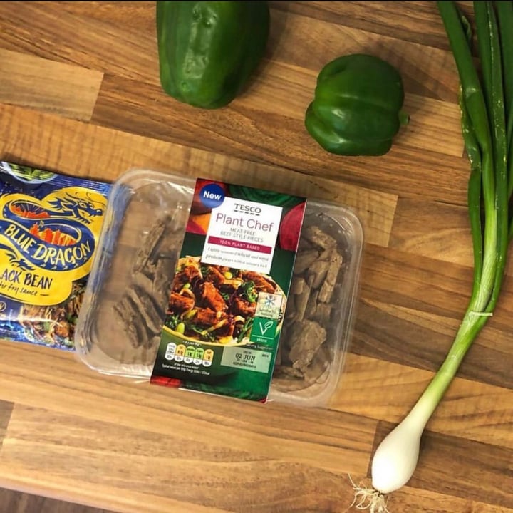 photo of Tesco Plant Chef Meat free beef style pieces shared by @whenibegantovegan on  03 Jul 2021 - review