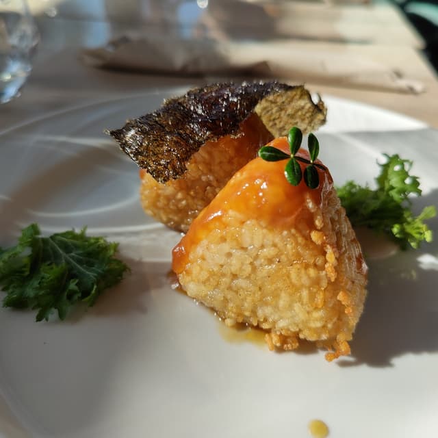 菜肴“Yaki onigiri”的照片