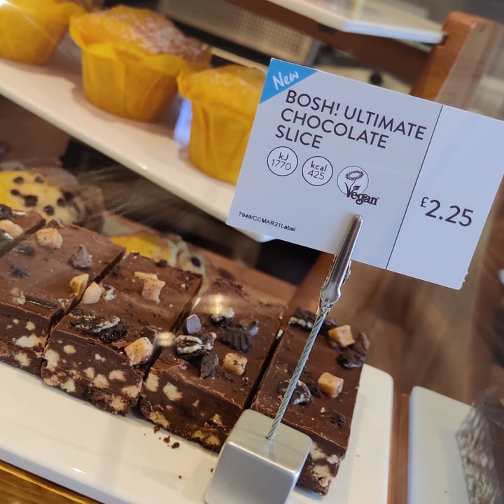 photo of Bosh! Ultimate chocolate slice shared by @cr0vegan on  05 Mar 2021 - review