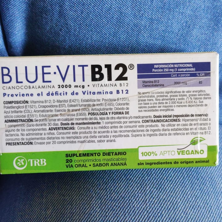 photo of Blue vit BLUE VIT B12 shared by @pvilches on  05 Oct 2021 - review