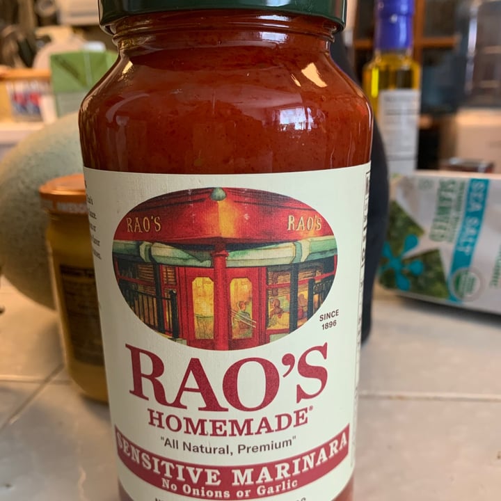 photo of Rao’s Homemade Sensitive Marinara Sauce shared by @jupiter on  17 May 2021 - review