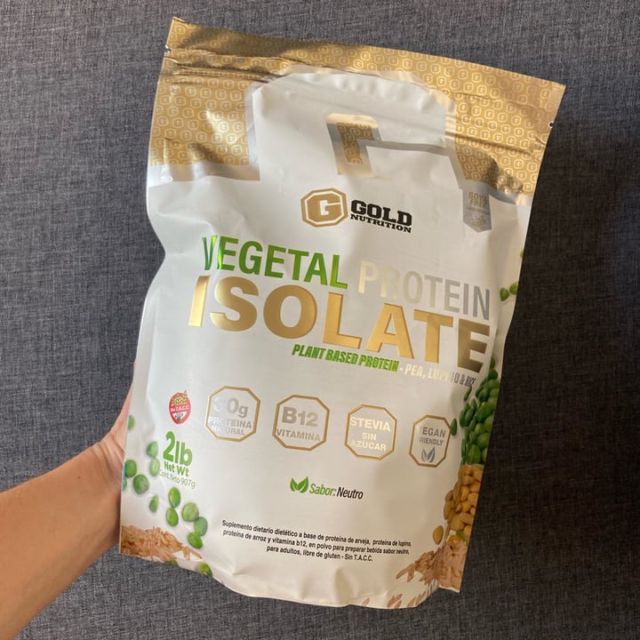 photo of GoldNutrition Vegetal Protein Isolate shared by @lobodecrin on  26 Aug 2022 - review