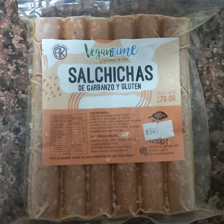 review photo of Vegantime Argentina Salchichas de Garbanzo y Gluten shared by @00claribel on 31 May 2021 - review