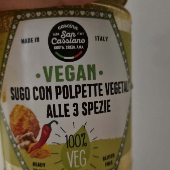 photo of Cascina San cassiano Vegan Sugo Alle Polpette  Con 3 Spezie shared by @bressy on  13 Jun 2022 - review
