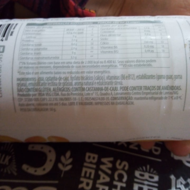 review photo of Vida Veg Leite de castanha de caju shared by @luangeleri on 03 Apr 2022 - review