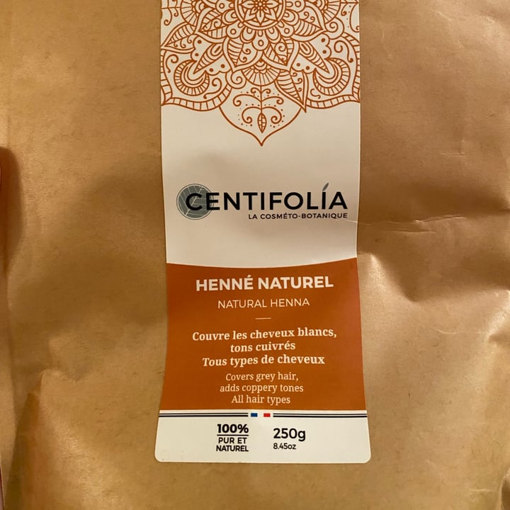 photo of Centifolía Natural Henna shared by @sofficino on  10 Jan 2022 - review