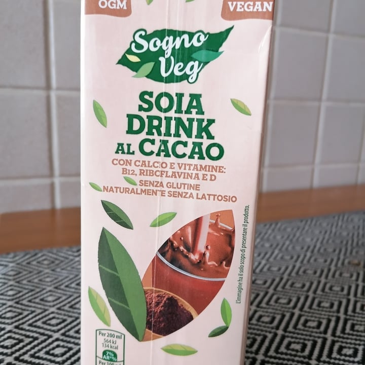 photo of Sogno veg Latte di soia al cacao shared by @aury1992 on  25 Nov 2021 - review