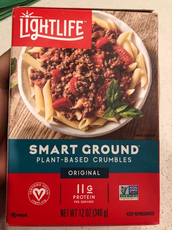 photo of Lightlife Smart Grounds Plant Based Crumbles Original shared by @dcaversaschi on  16 Jan 2020 - review