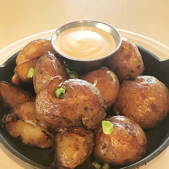 review photo of Cafe Gratitude Venice Grounded: Smashed Red Potatoes w/Cashew Nacho Cheese shared by @janeelizabeth on 23 Sep 2019 - review