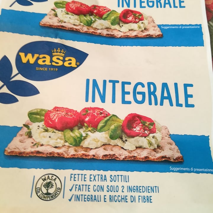 photo of Wasa Fette croccanti integrali shared by @roberta48 on  12 Nov 2022 - review