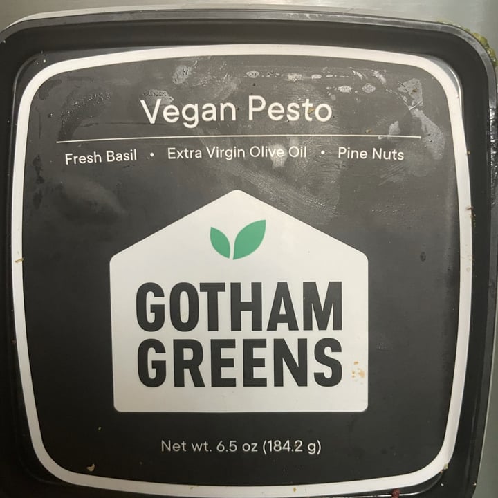 photo of Gotham Greens Vegan pesto shared by @veganfoodcrazy on  01 Oct 2021 - review