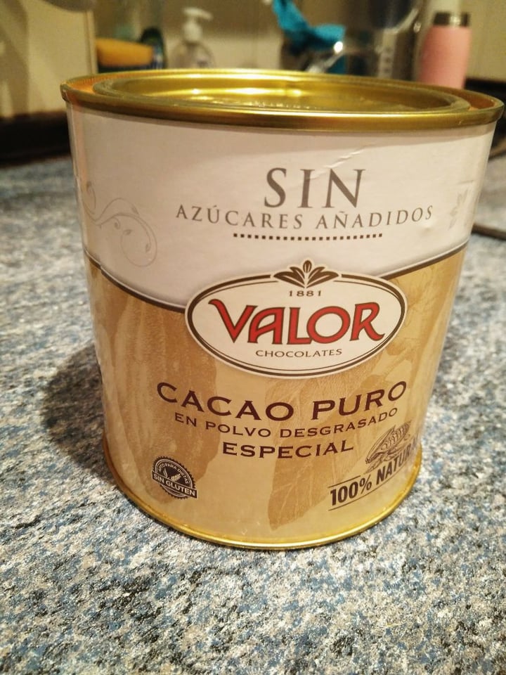 photo of Valor Cacao 100% Natural shared by @carminaasecas on  07 Mar 2020 - review