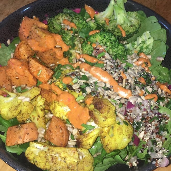 photo of The Shack Organic Wholefoods Cafe broccoli sweet potato bowl shared by @shelbyp on  12 Nov 2020 - review
