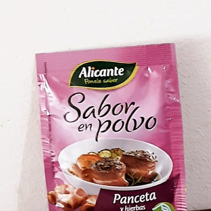 photo of Alicante Sabor en Polvo Panceta y Hierbas shared by @vdeveganismo on  26 Dec 2020 - review