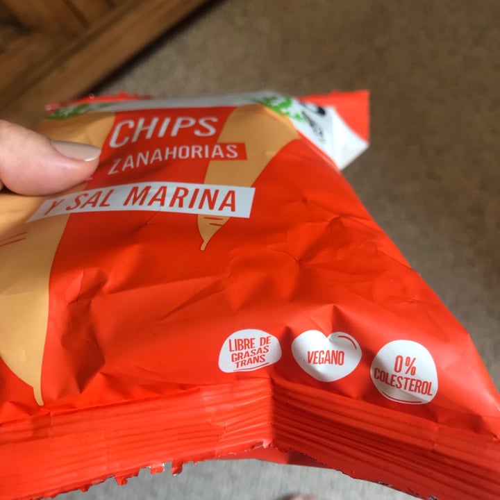 photo of Nuestros Sabores Chips de Zanahoria y Sal Marina shared by @pini2308 on  19 Oct 2020 - review