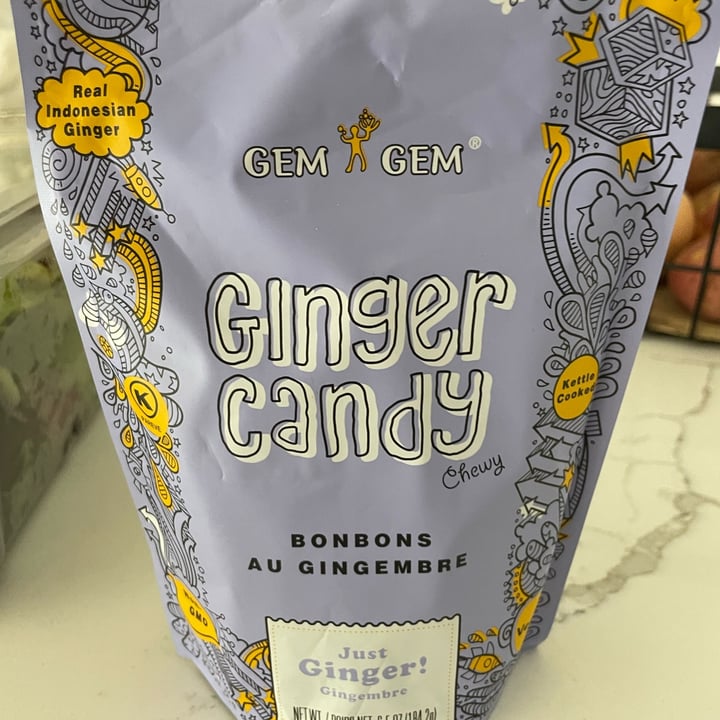photo of Gem Gem Ginger Candy Chewy shared by @jucarlson on  29 Apr 2022 - review