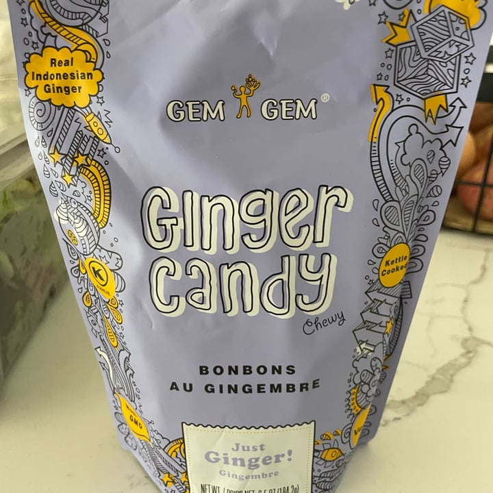 review photo of Gem Gem Ginger Candy Chewy shared by @jucarlson on 29 Apr 2022 - review