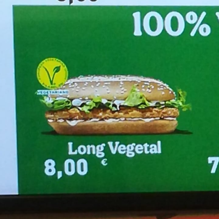 review photo of Burger King long vegetal (sin Mayonese) shared by @barbarabergantin on 20 Jul 2022 - review
