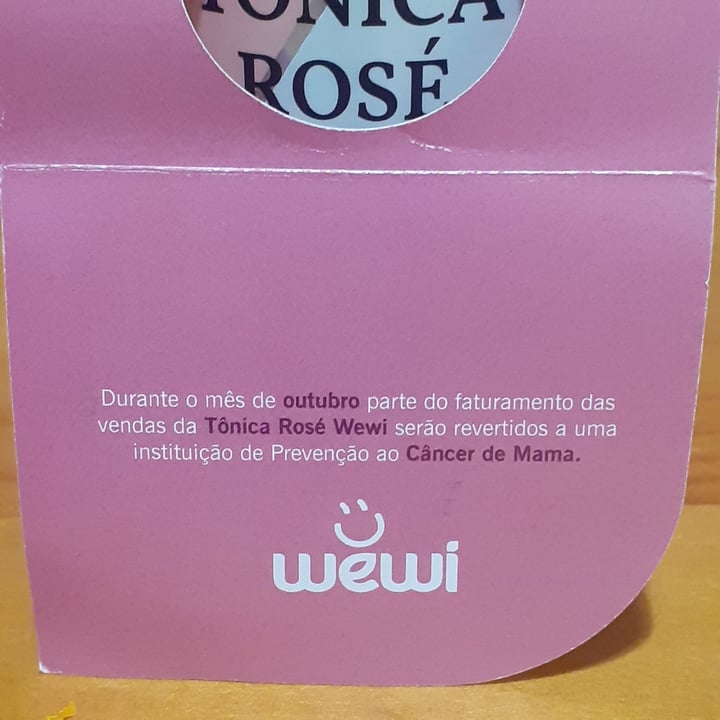 photo of Wewí Tônica Rosé shared by @libelulavegan on  25 Nov 2022 - review