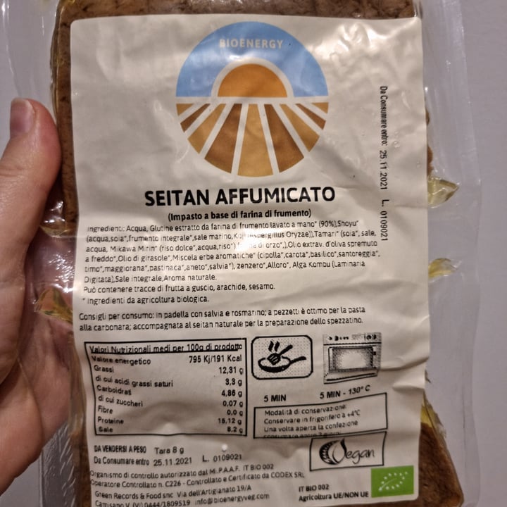 photo of bioenergy Seitan affumicato shared by @annapannafood on  07 Dec 2021 - review