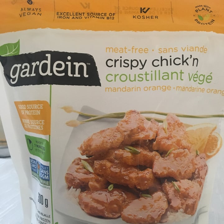 photo of Gardein Mandarin Orange Crispy Chick’n shared by @melodiepaquetanimals on  26 May 2022 - review