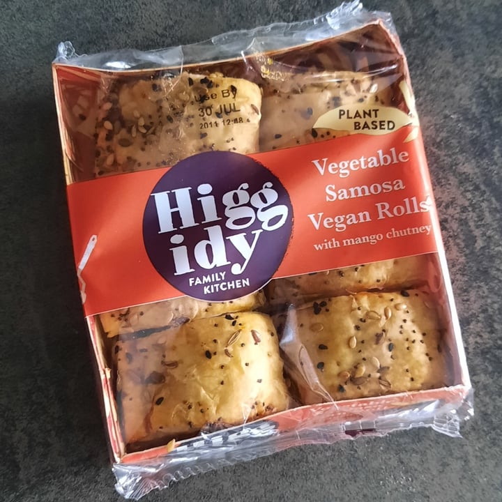 photo of Higgidy Vegetable samosa vegan rolls shared by @heatherlouise on  10 Aug 2021 - review