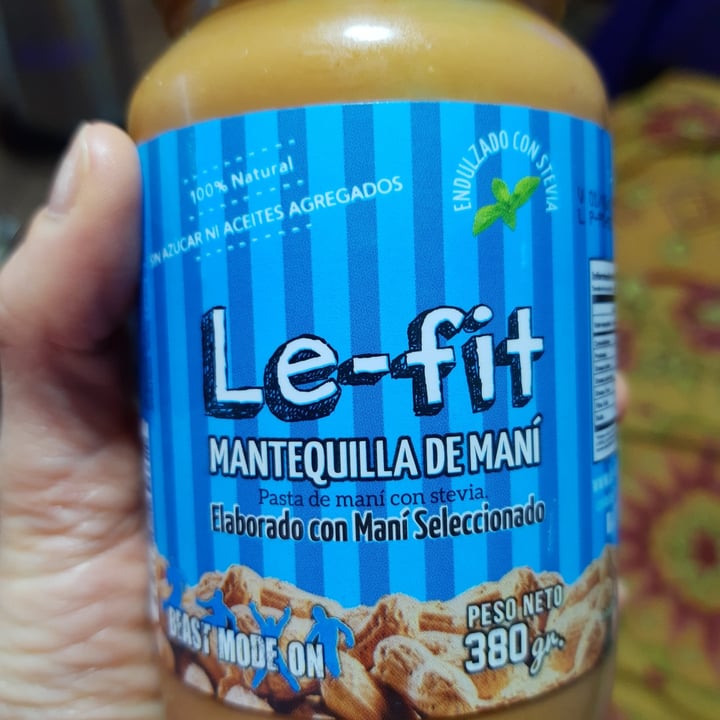 photo of Le-Fit Mantequilla De Maní Endulzada Con Stevia shared by @lolyfracchia on  10 Aug 2020 - review
