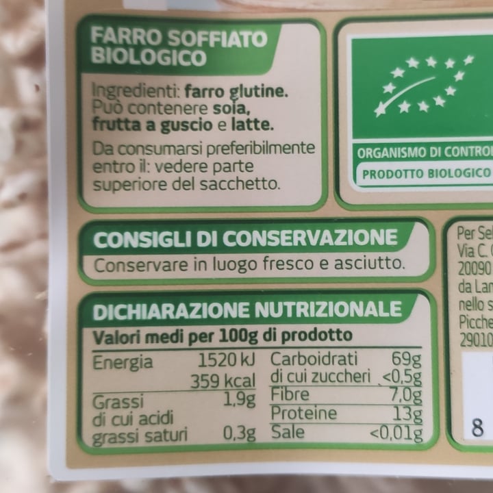 photo of Natura chiama selex Farro soffiato shared by @livils on  08 May 2022 - review