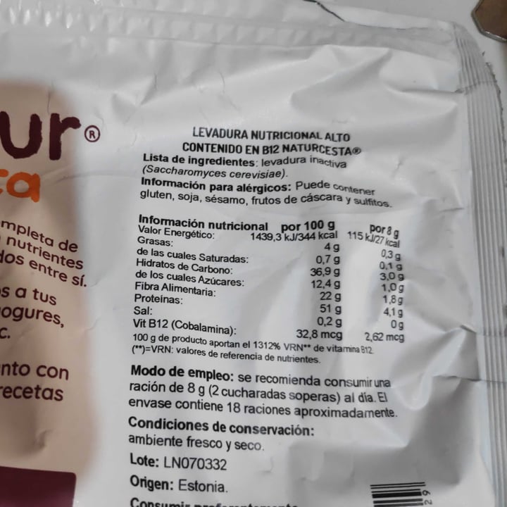 photo of natur cesta Levadura nutricional shared by @lafleur on  13 Jul 2022 - review
