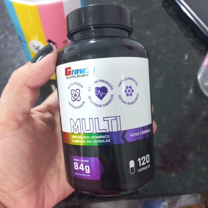 photo of growth Multi suplemento vitaminico shared by @lisimaciel on  05 Jun 2022 - review