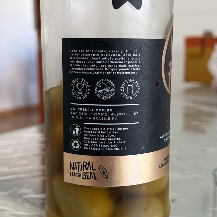 photo of Vale Fértil Azeitonas Premium Gordal Com Caroço shared by @melmicheletti on  01 May 2022 - review