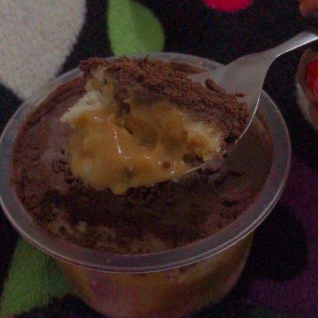 Photo of the dish “Bolo De Pote Doce De Leite Com Chocolate”