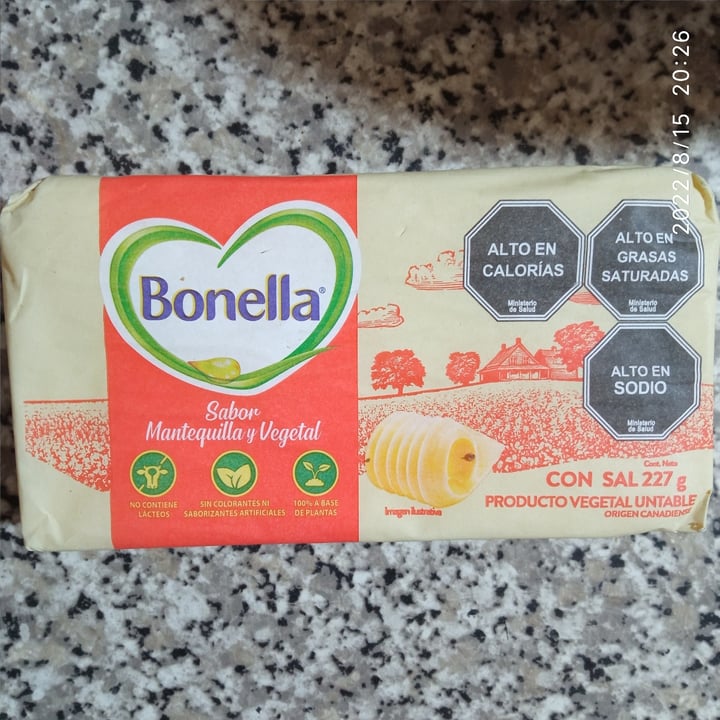 photo of Bonella Mantequilla Vegetal shared by @renataissidora on  29 Aug 2022 - review