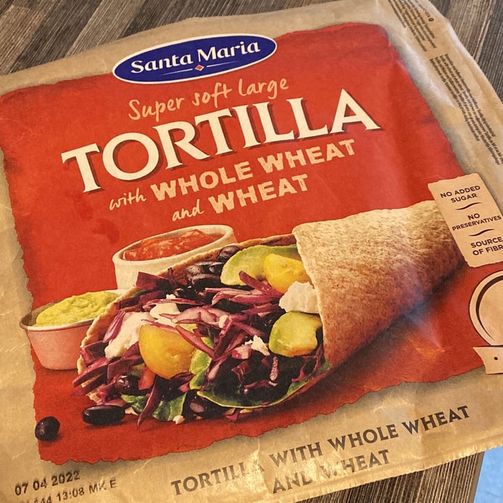 photo of Santa María Super Soft Medium Tortilla with whole wheat shared by @moon0903 on  09 Jan 2022 - review